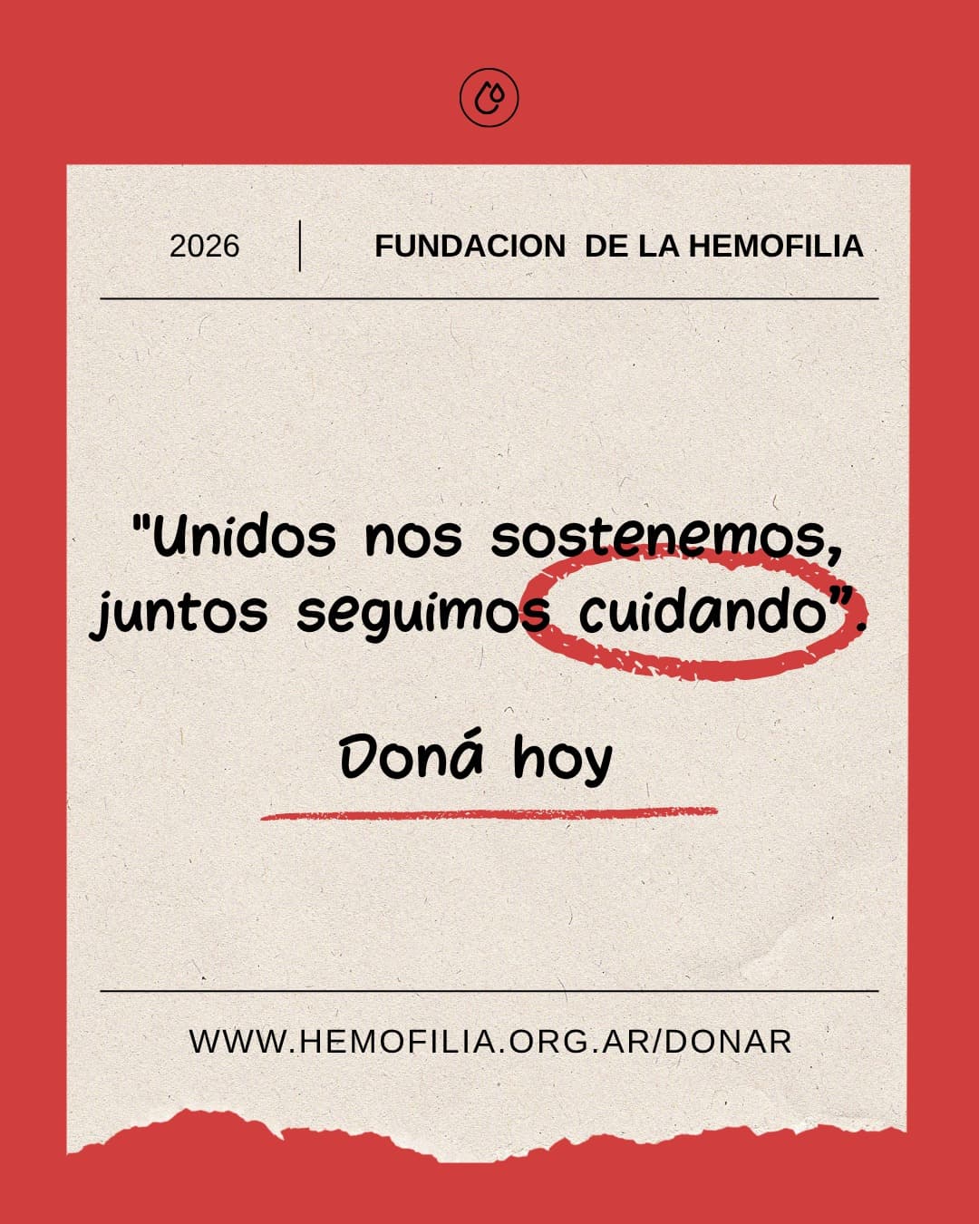 "Unidos nos sostenemos, juntos seguimos cuidando"